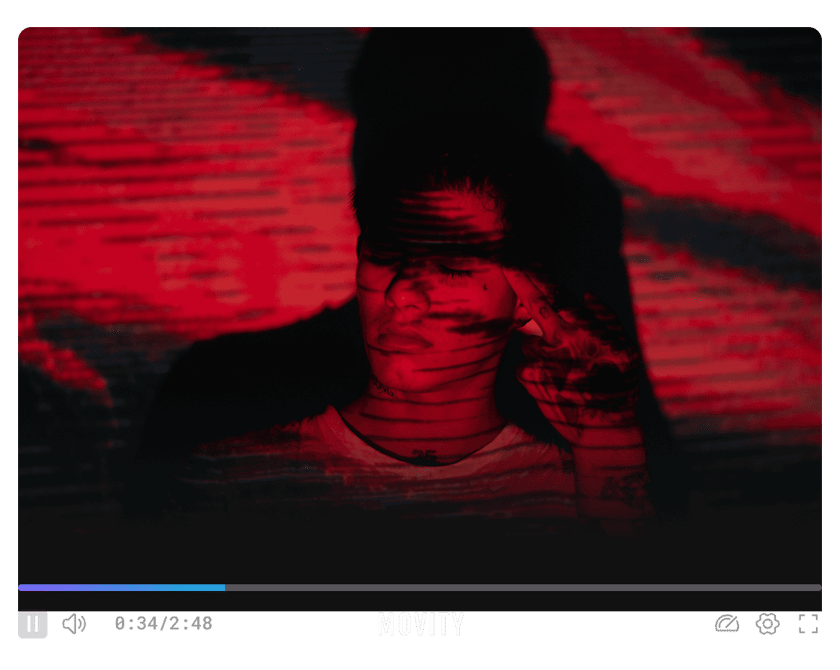 Embed player — Put your video on any website. Full quality, instant playback.